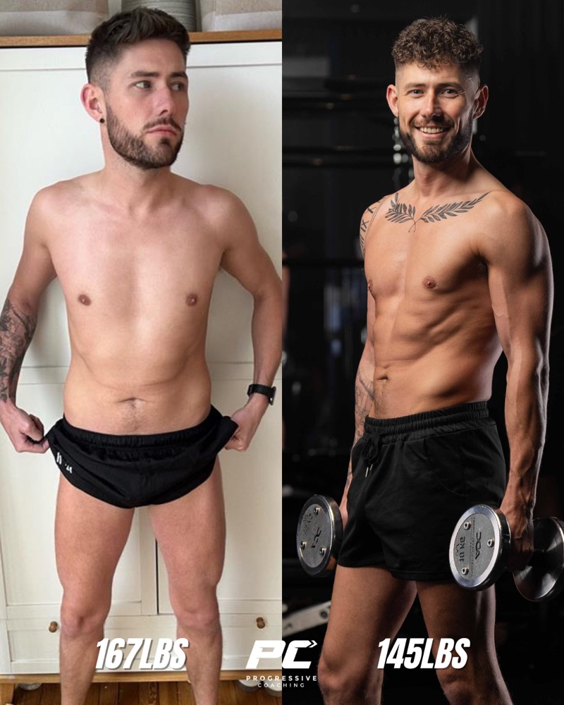 Kieran, 167 to 145 lbs